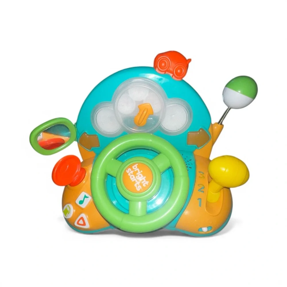 Bright Starts Lights & Colors Driver Steering Wheel Toy